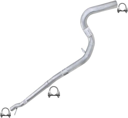 Northeastern Exhaust | Stainless Steel Exhaust Intermediate Pipe Compatible for Jeep Wrangler 2007-2011 3.8L | Free Clamps Included | Automotive Replacement Part | 4 Door in Saudi Arabia