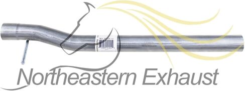 Northeastern Exhaust | Stainless Steel Exhaust Intermediate Pipe Compatible for Jeep Wrangler 2007-2011 3.8L | Free Clamps Included | Automotive Replacement Part | 4 Door in Saudi Arabia
