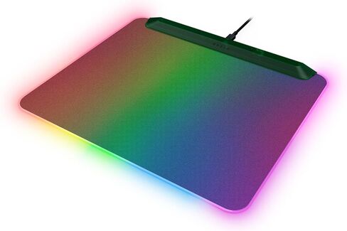 Razer Firefly V2 Pro Fully Illuminated RGB Gaming Mouse Mat: Backlit Design - 15 Zone Chroma Lighting - USB 2.0 Port - Detachable USB Type C Cable - Micro Textured Surface - Anti Slip Base in Saudi Arabia