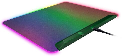 Razer Firefly V2 Pro Fully Illuminated RGB Gaming Mouse Mat: Backlit Design - 15 Zone Chroma Lighting - USB 2.0 Port - Detachable USB Type C Cable - Micro Textured Surface - Anti Slip Base in Saudi Arabia