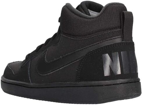 Nike Court Borough Mid Boys Shoes Size 5 ، اللون: أسود/أسود/أسود in Saudi Arabia