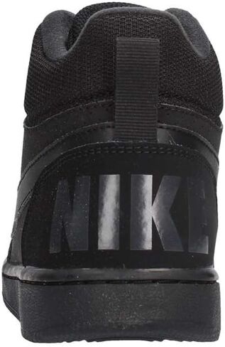 Nike Court Borough Mid Boys Shoes Size 5 ، اللون: أسود/أسود/أسود in Saudi Arabia