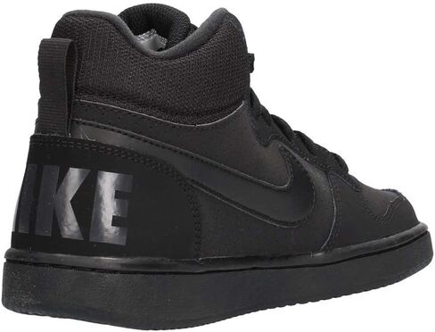 Nike Court Borough Mid Boys Shoes Size 5 ، اللون: أسود/أسود/أسود in Saudi Arabia