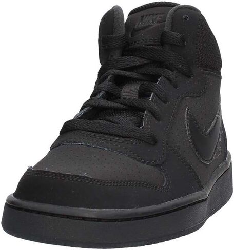 Nike Court Borough Mid Boys Shoes Size 5 ، اللون: أسود/أسود/أسود in Saudi Arabia