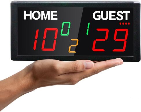 Battery Power Score Keeper 4 Modes Electronic Digital Scoreboard - V30L7 with Remote and Manual Button for Cornhole Volleyball Hockey Shuffleboard Baseball Board Game Portable Score Keeper in Kuwait