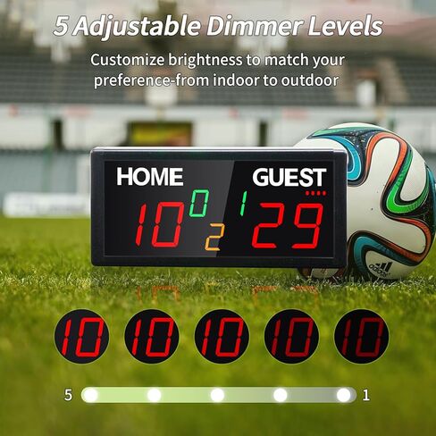 Battery Power Score Keeper 4 Modes Electronic Digital Scoreboard - V30L7 with Remote and Manual Button for Cornhole Volleyball Hockey Shuffleboard Baseball Board Game Portable Score Keeper in Kuwait