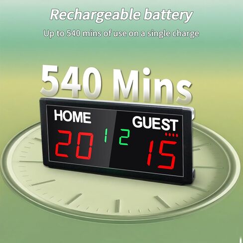 Battery Power Score Keeper 4 Modes Electronic Digital Scoreboard - V30L7 with Remote and Manual Button for Cornhole Volleyball Hockey Shuffleboard Baseball Board Game Portable Score Keeper in Kuwait
