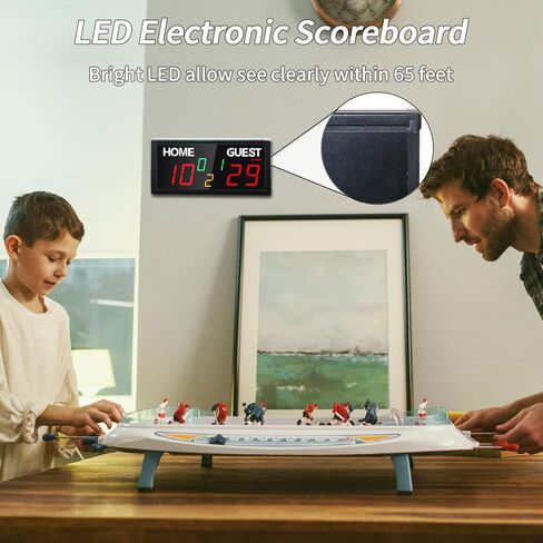 Battery Power Score Keeper 4 Modes Electronic Digital Scoreboard - V30L7 with Remote and Manual Button for Cornhole Volleyball Hockey Shuffleboard Baseball Board Game Portable Score Keeper in Kuwait