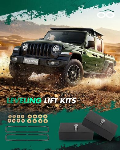 SCITOO 1.5" Rear Leveling lift kits Fit for GMC for Sierra 1500 2004 for Sierra 1500 HD 2001-2003 for Sierra 2500 HD 2001-2010 -Lifting Height is not Equal to Actual Thickness in Saudi Arabia