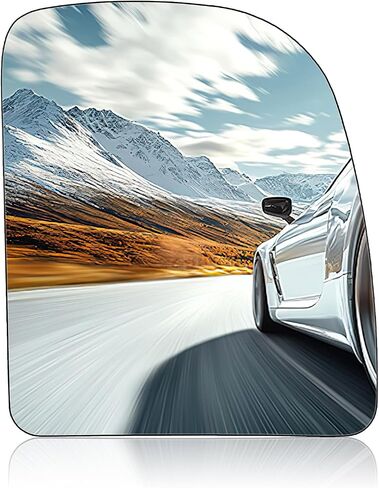 Driver Left Side Upper Mirror Glass Compatible With F250 F350 F450 F550 Super Duty Pickup Truck E150 E250 Econoline Excursion E-Series Driver Left Side Flat Glass Rear View Mirror in Saudi Arabia