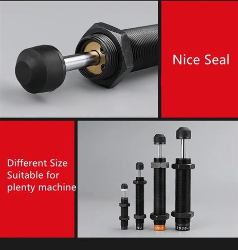 AC0806 Oil Hydraulic Buffer AC Hydraulic Shock Absorber Mini Damper AC1008 1Pcs(AC1008) in Saudi Arabia