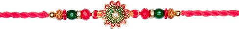 Set of 12 Rakhi for Rakhi Thread for Bhabhi Bhaiya Bhabhi Bhatiji veera Rakhi gift Pack Set Dora Bracelet Kalwa for Brother Sister Indian Traditional Festival in Saudi Arabia