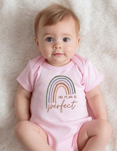 hrcfbk Newborn Infant Baby Boys Girls Bodysuit Short Sleeve Funny Letters Print Romper Reveal Pregnancy Announcement Clothes in Kuwait