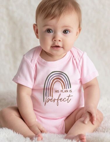 hrcfbk Newborn Infant Baby Boys Girls Bodysuit Short Sleeve Funny Letters Print Romper Reveal Pregnancy Announcement Clothes in Kuwait