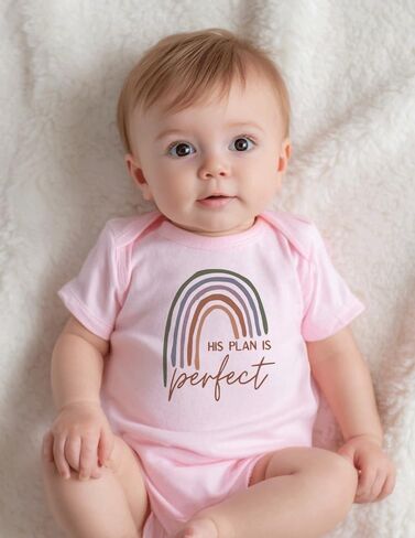 hrcfbk Newborn Infant Baby Boys Girls Bodysuit Short Sleeve Funny Letters Print Romper Reveal Pregnancy Announcement Clothes in Kuwait