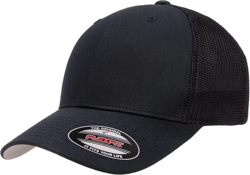 Joe's USA Flexfit 6511 Six Panel Mesh Trucker Hat - Caps Flexfit الفارغة in Kuwait