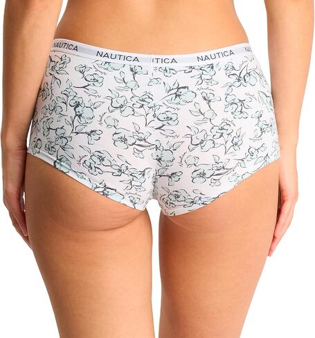 Nautica Women's Cotton Boyshort Underwear Set, 5-Pack in Kuwait