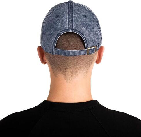 Bar Harbor Maine Souvenir Vintage Dad Cap -Distressed Washed Cotton Hat Navy in Saudi Arabia