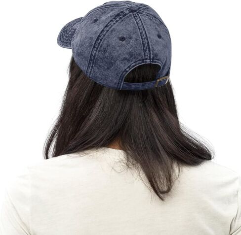 Bar Harbor Maine Souvenir Vintage Dad Cap -Distressed Washed Cotton Hat Navy in Saudi Arabia