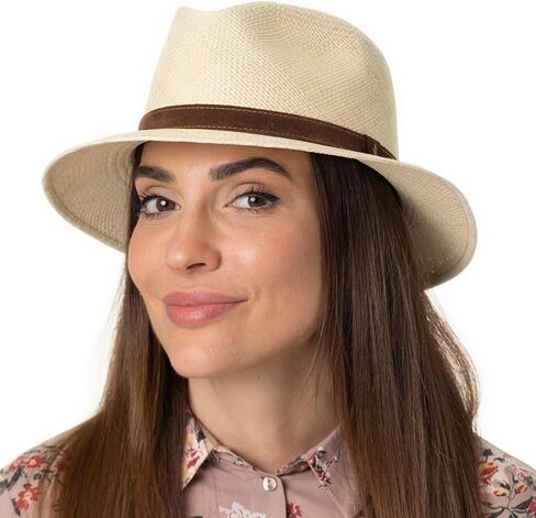 Classic Traveller Panama Hat Men - Made in Italy in Saudi Arabia