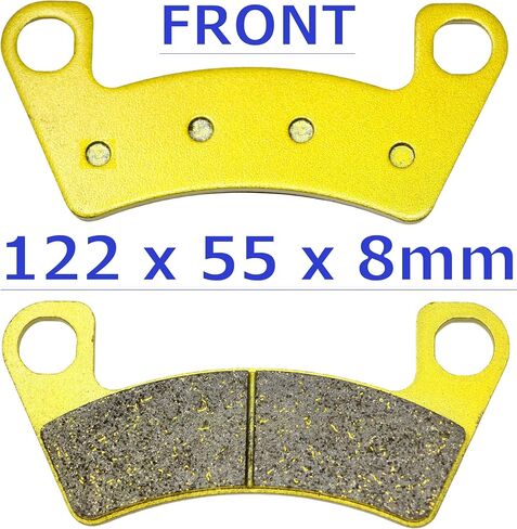 Brake Pads for Arctic Cat Wildcat 1000 XXT LTD 2019 / Cushman Hauler 1200 2012 2013 2014 2015 / Cushman Hauler 1000 4X4 Crewe EPS Diesel 2019-2020 Front Rear Brakes FA740 FA742 MC0540-1 in Saudi Arabia