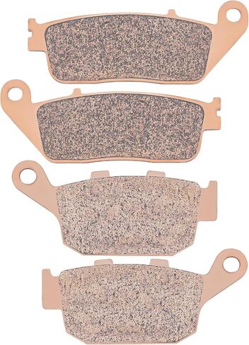 AHL Front and Rear Brake Pads Set for BUELL BLAST 2000-2007 / CBR250R CBR 250R (Non ABS Models) 2011-2014/CBR300R CBR 300R (Non ABS Models) 2015-2016/CB500FA (ABS) 2013-2014 (Semi-metallic) in Saudi Arabia