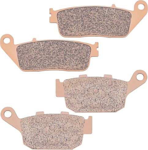 AHL Front and Rear Brake Pads Set for BUELL BLAST 2000-2007 / CBR250R CBR 250R (Non ABS Models) 2011-2014/CBR300R CBR 300R (Non ABS Models) 2015-2016/CB500FA (ABS) 2013-2014 (Semi-metallic) in Saudi Arabia