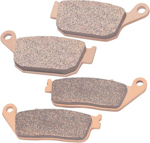 AHL Front and Rear Brake Pads Set for BUELL BLAST 2000-2007 / CBR250R CBR 250R (Non ABS Models) 2011-2014/CBR300R CBR 300R (Non ABS Models) 2015-2016/CB500FA (ABS) 2013-2014 (Semi-metallic) in Saudi Arabia