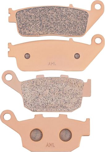 AHL Front and Rear Brake Pads Set for BUELL BLAST 2000-2007 / CBR250R CBR 250R (Non ABS Models) 2011-2014/CBR300R CBR 300R (Non ABS Models) 2015-2016/CB500FA (ABS) 2013-2014 (Semi-metallic) in Saudi Arabia