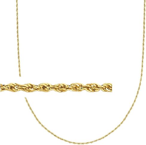 Pure Collection by Ross-Simons 1.5mm 14kt Yellow Gold Twisted Rope-Chain Necklace in Saudi Arabia