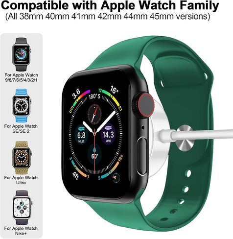 𝟐𝟎𝟐𝟓 𝐔𝐩𝐠𝐫𝐚𝐝𝐞𝐝 for Apple Watch Charger Magnetic Fast Charging Cable [USB C] Magnetic Wireless Charging Compatible with iWatch Series Ultra/9/8/7/6/SE/SE2/5/4/3/2-[3.3FT] USB A+USB C in Kuwait
