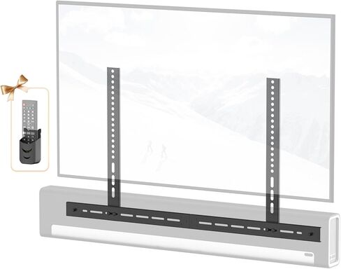 Heavy Duty Soundbar Mount for Sonos Ray TV Mount Bracket - Height Adjustable Sound Bar Mounts for Sonos Ray Mount Under TV Mounting Bracket Easy to Install in Kuwait