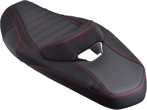 Motorcycle Thicken One-Piece Dual Double Seat Rear Rider Passenger Seat Pillion Cushion Detachable fit for ADV 160 ADV160 ADV-160 Accessories 2022 2023 2024 (Black) in Saudi Arabia
