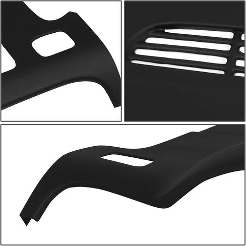 Auto Dynasty Front ABS Molded Dash Board Cover Cap Overlay Compatible with Chevy Tahoe Avalanche Suburban Silverado GMC Yukon XL Sierra 07-14, Matte Black in Saudi Arabia