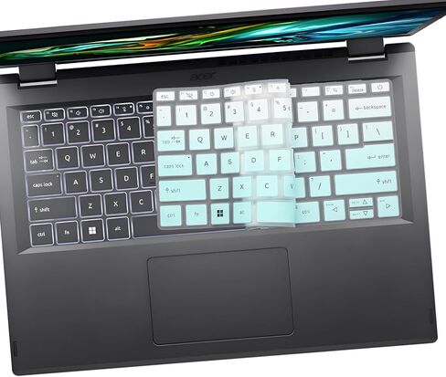 2PCS Keyboard Cover for 2024 2023 14" Acer Swift X14 SFX14-72G/Swift Go SFG14-72, Aspire Vero AV14-52, Aspire Go AG14-31P, Aspire 3 Spin A3SP14-31PT/Aspire 5 Spin A5SP14-51MTN, Aspire 5 A514-55/545G in Saudi Arabia