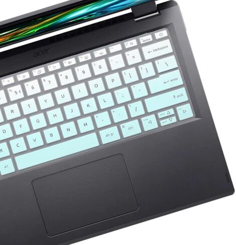 2PCS Keyboard Cover for 2024 2023 14" Acer Swift X14 SFX14-72G/Swift Go SFG14-72, Aspire Vero AV14-52, Aspire Go AG14-31P, Aspire 3 Spin A3SP14-31PT/Aspire 5 Spin A5SP14-51MTN, Aspire 5 A514-55/545G in Saudi Arabia