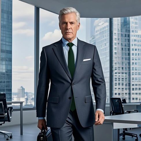 Clip on Ties for Men, Solid Color Mens Tie with Buttonholes Pre Tied Men's Neckties for Wedding Office School Party in Kuwait