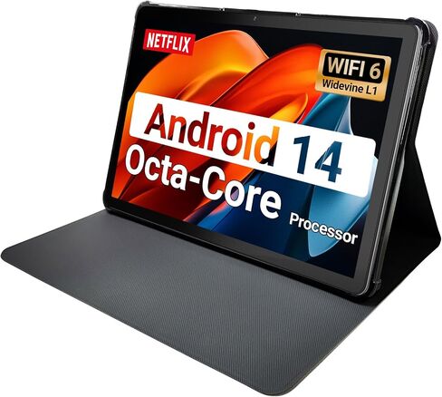 DigiLand 10.1" Android Tablet 12GB RAM 128GB ROM, Helio G80 Octa-Core, HD Incell Display, 12H Battery Life, Dual Cameras & Metal Design – Wi-Fi 5/Bluetooth 5.0 in Kuwait