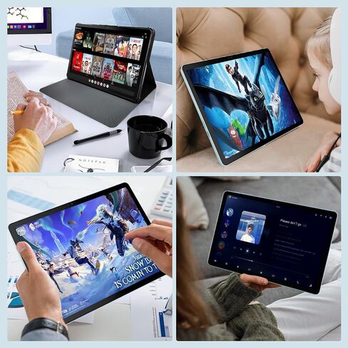 DigiLand 10.1" Android Tablet 12GB RAM 128GB ROM, Helio G80 Octa-Core, HD Incell Display, 12H Battery Life, Dual Cameras & Metal Design – Wi-Fi 5/Bluetooth 5.0 in Kuwait