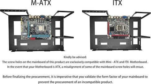 Open Computer Case,Two-Way Server ATX Motherboard Tray Test Stand, Test Bench, ATX MID Tower-Max in Saudi Arabia