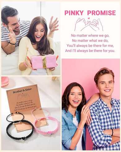 UPROMI Matching Father Daughter Bracelet Fathers' Day Christmas Birthday Gifts for Dad Daddy from Daughter Gift Ideas in Saudi Arabia