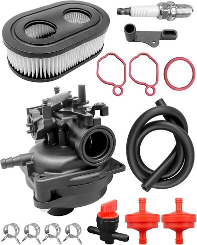 84002107 Carburetor Fit for Briggs & Stratton 550EX 725EXI 625EX 675EX 140cc Engine, Lawn Mower Carburetor Replace 799583 799584 593261 595656 591979 591160 594057 594793 594529 594058 in Saudi Arabia