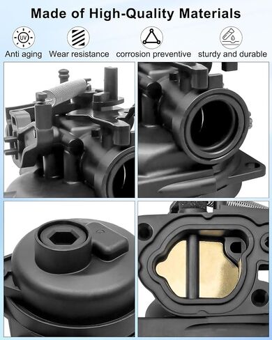 84002107 Carburetor Fit for Briggs & Stratton 550EX 725EXI 625EX 675EX 140cc Engine, Lawn Mower Carburetor Replace 799583 799584 593261 595656 591979 591160 594057 594793 594529 594058 in Saudi Arabia