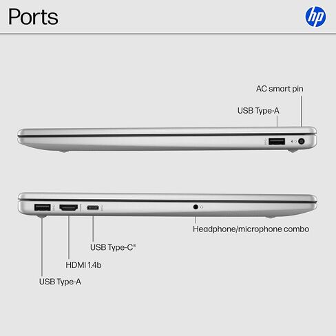 HP 16 بوصة كمبيوتر محمول ، شاشة تعمل باللمس HD ، AMD Ryzen 5 7520U ، ذاكرة الوصول العشوائي 8 جيجابايت ، 512 جيجابايت SSD ، AMD Radeon Graphics ، Windows 11 Home ، Natural Silver ، 15-FC0499NR in Kuwait