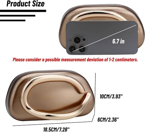 Gets Clutch Purses for Women Acrylic Handbag Trendy Metal Handle Evening Bag Classic Round Crossbody Bags for Party Wedding in Kuwait