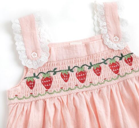 فستان Simplee للأطفال البنات الصغار فساتين كاجوال صيفية بلون سادة ملابس بناتي زهرية in Kuwait