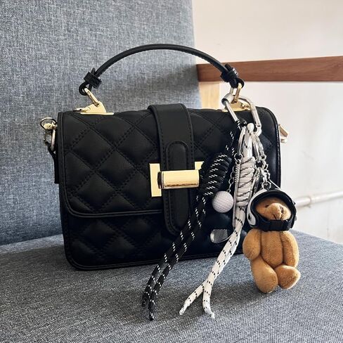 Y2k Keychain Designer Rope Bag Charms for Handbag - Cute Unique Teddy Bear Purse Charm - Trendy Bags Accessory Gift in Saudi Arabia