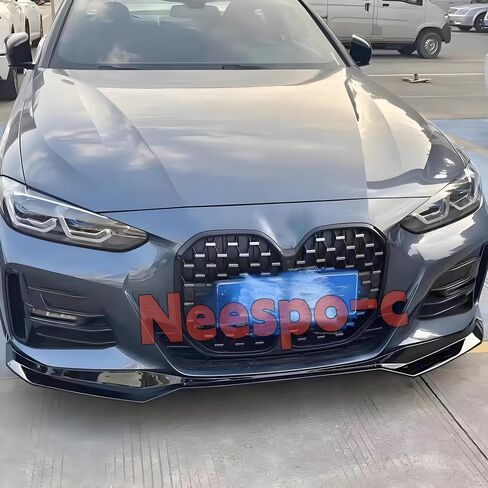 مفسد شفة الأمامي المصد الأمامي متوافق مع BMW 4 Series M440i/ 430i M Sport G22 G23 2021-2025 (طرازان ثنائي الأبواب فقط) in Saudi Arabia