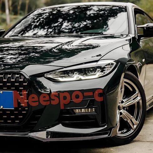 مفسد شفة الأمامي المصد الأمامي متوافق مع BMW 4 Series M440i/ 430i M Sport G22 G23 2021-2025 (طرازان ثنائي الأبواب فقط) in Saudi Arabia