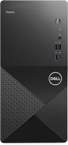 كمبيوتر برجي Dell Vostro 3910، Intel i7-12700K، ذاكرة الوصول العشوائي 32 جيجا، 1 تيرابايت NVMe SSD، رسومات Nvidia Quadro K1200 4 جيجا، منفذ عرض صغير، HDMI، DVD-RW، واي فاي مدمج، BT، Windows 11 Pro، سطح مكتب أسود in Saudi Arabia